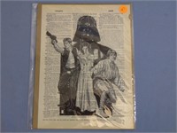 Star Wars Photo Print On Dictionary Page