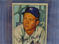 1952 Bowman Mickey Mantle Baseball Card - REPRINT