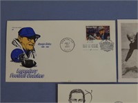 Three NFL Football Commemorative 1st Day Covers