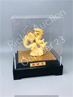 Year of  the dragon  4" tall figure in clear case