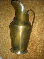 Copper Dovetailed Large Brass Handle Pitcher
