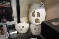CERAMIC GHOST CANDLE LIGHTS