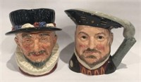 Pair of Royal Doulton Character mugs