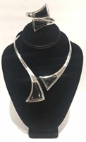 Sterling necklace and bracelet 950 Alicia Mexico