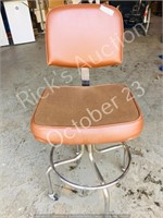 tall retro drafting type stool