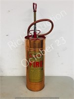 copper/ brass fire extinguisher