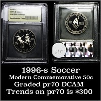 1996-s Olympics Soccer . . Modern Commem Half Doll