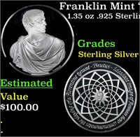 Franklin Mint "The Genius Of Michelangelo" 1.35 oz