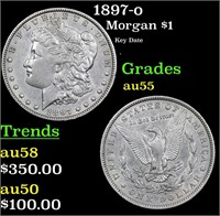 1897-o Morgan Dollar $1 Grades Choice AU