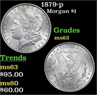 1879-p Morgan Dollar $1 Grades Select Unc