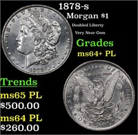 1878-s Morgan Dollar $1 Grades Choice Unc+ PL