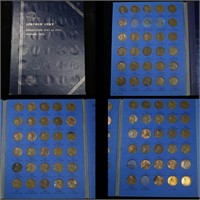 Near Complete Lincoln cent book 1941-1977 87 coins