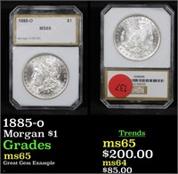 1885-o Morgan Dollar $1 Graded PCI