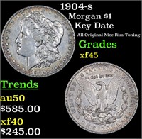 1904-s Morgan Dollar $1 Grades xf+