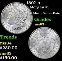 1897-s Morgan Dollar $1 Grades Select+ Unc