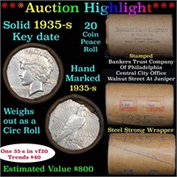 ***Auction Highlight*** Full solid date 1935-s Pea