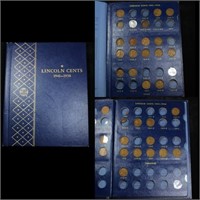 Starter Lincoln cent book 1941- 1958 29 coins . .