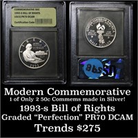 1993-s Bill of Rights . . Modern Commem Half Dolla