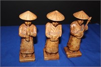 DR - Stoneware Asian Band Figurines