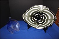 DR - Decorative Art Glass 2pc