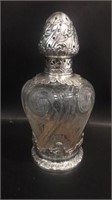 Sterling silver and glass shaker