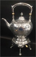 Gorham Sterling Teapot with burner