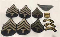 Military patches including Nazi