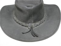 Minnetonka Men's Leather Fold Up Hat