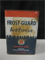 Vtg Atlas Frost-Guard Antifreeze 1 Gal. Metal Can