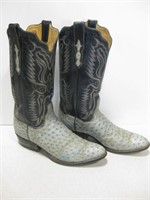Custom Made Full Quill Ostrich Cowboy Boots
