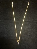 Diamond & Tanzanite 14KT Gold Necklace