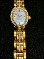 Citizen Ladies Eco-Drive Gold-Tone Crystal Watch