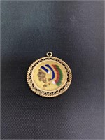 1908 Indian Head Five Dollar Gold Coin Pendant