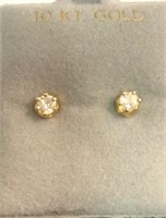 .30 ct Diamond Stud Earrings. 6 prong with a