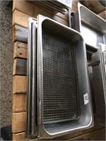 (4) Stainless Serving Pans