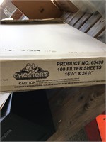 Box: Filter Sheets for Chicken Fryer