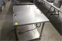 Stainless Work Cart Heated
