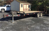 2003 20' International Deck Over Trailer with Ramp