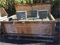 Metal Ammunition Boxes (Approx. 52-pcs) in Crate