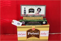 Potosi-Beer Lighted Billboard bank w/ box