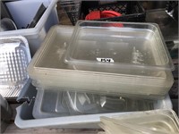 Lot of Plastic Containers & Lids