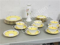 Aynsley china-27 pcs, cups/ saucers, plates