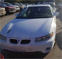 2001 PONTIAC GRAND PRIX 2 DOOR WHITE