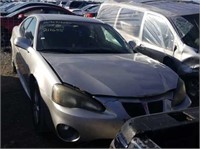 2007 PONTIAC GRAND PRIX 4 DOOR SILVER