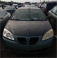 2008 PONTIAC G6 4 DOOR GRAY