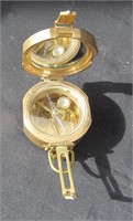 Vintage Stanley London Nautical Brass Compass
