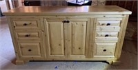 Wood 6-Drawer Cabinet Storage Hutch