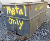6 foot metal dumpster