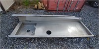 7 foot Stainless commercial sink with 7 foot