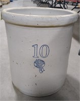 Buckeye pottery company 10 gallon crock